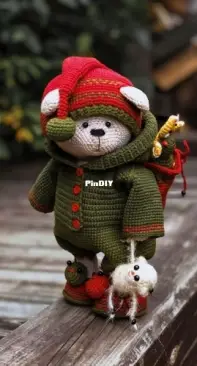Sveta Crochet Pattern - Sveta Lutik toys - Svetlana Lutik - Christmas Outfit