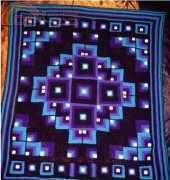 Mandala Geometric Crochet Blanket