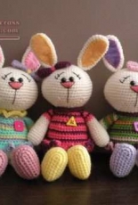 My Crochet Privacy- Handmade by Justyna-Colourful Bunny