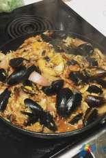 mussel fire rice