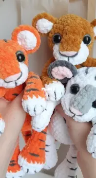 Toy Story Patterns - Naimanova Toys - Naimanova Antonina - Tiger Lion