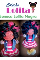 Barroca Atelie - Alê Budoya - Alessandra Budoya - Lolita the black doll  - Portuguese