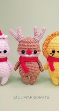 Tulip Yarn Crafts - Ines Abad - Christmas Trio