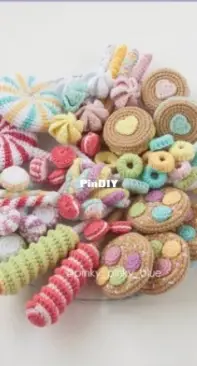 Pinky Pinky Blue - Nadejda Khegay - Pastel Mini Sweets - Russian