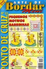 Ponto de Cruz Arte de Bordar Mini 11