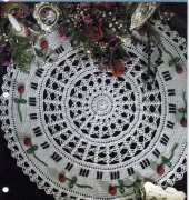 House of White Birches 109134 Heirloom Table Toppers Midnight Sonata by Jo Ann Maxwell 2000