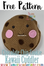3am Grace Designs - Donna Vasquez Beavers and Michaelene Nelson - Chocolate Chip Cookie Kawaii Cuddler - Free