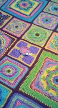 hooked on tales square blanket