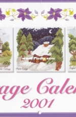 Cottage Calendar 2001 From The World of Cross Stitching TWOCS 39