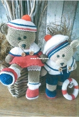 Funny's Haken - Ilse Scheffer - Funny Bears Rody and Amy - Dutch