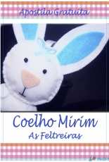 As Feltreiras - Coelho Mirim / Bunny Mirim Felt Pattern - Portuguese - Free