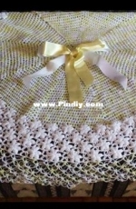 Circular baby shawl