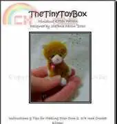 The Tiny Toy Box- Stefanie Devlin - Miniature Kitten Pattern