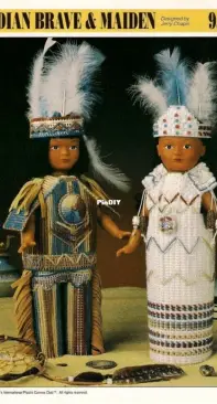 Indian Brave and Maiden  9  Toys and Dolls