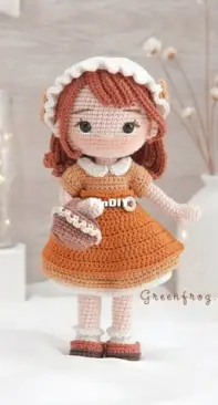 Katy Amigurumi Doll Pattern – Green Frog