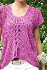 Crochet Shirttail Top by Deanna Young (The Yarn Yogi