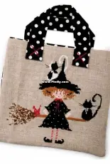 Catty Witch by Lilli Violette from Just Cross Stitch - Halloween 2017 PCS + XSD