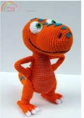 Miles of Crochet - Kristel K / Kristel Koevenig - Buddy the T Rex Amigurumi