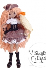 Single Crochet - Lyubov Steshova - Clothes For Pirate Doll - Russian