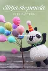 Grannys Crochet Hook - Masha Yarkova - Mitja the Panda - Russian and English - Free