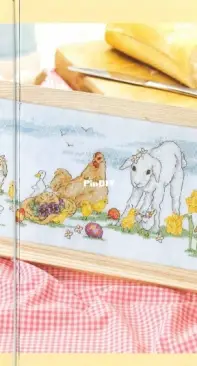 Easter Antics - Spring Farm by Maria Diaz From Cross Stitch Gold 73 XSD
