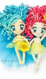 Olya Usolya Amigurumi - Olya Usoltseva - Doll Naomi - куколка Наоми - Russian