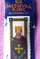 medieval king bookmark heritage