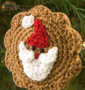 LW2258-Santa Cookie Ornament
