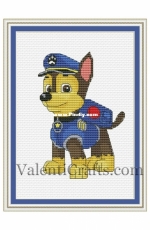 paw patrol everest cross stitch graph