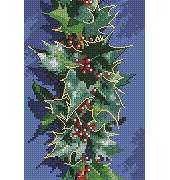 Heritage Stitchcraft - Flower Panels JCHL586 Holly Panel by John Clayton XSD