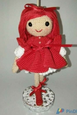 Crochet doll Valentina