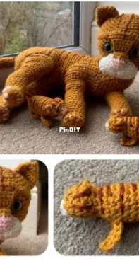 Laura Loves Crochet - Laura Sutcliffe - Cat with kittens