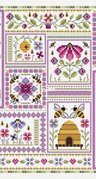 Flowers and Bees SAL by Durene Jones