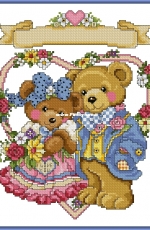 Design Works 9646 I Love You Bears by David Wohlrab XSD