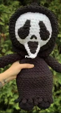 GhostFace Crochet Plush – Hyacinth Creations