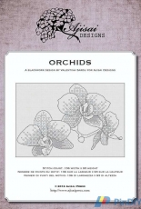 Ajisai Designs-Blackwork Orchids