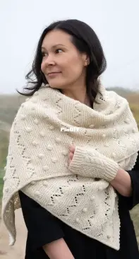 Snowberry Wrap and Cowl by Shannon Cook