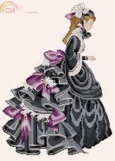 Dama de gris pat