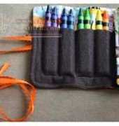 Fold Up Crayon Pouch