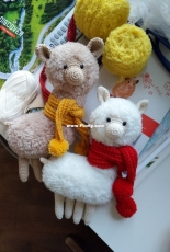 Knitted Story Bears - Vira Velmozhna - Llama Alpaca - Free