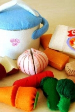 Fairyfox  - DIY Felt Curry Vegetables and Casserole