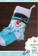 Made by Mary - Mary Smith - Snowman Stocking