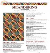 Simple Whatsnot Club-Meandering-Free Pattern