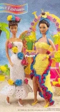 Annies Attic - Annies Fashion Doll Crochet Club - Festive Fashions