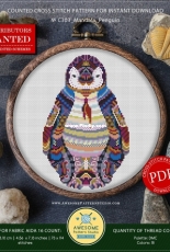Awesome Pattern Studio - C303 - Mandala Penguin XSD + PCS