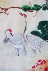 The embroidery of cranes