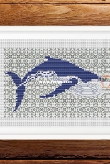 Smart Cross Stitch - Whale - Free