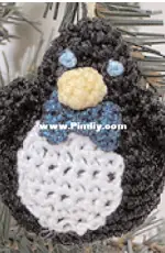 Kreinik - Michele Wilcox- Crocheted Penguin - Free