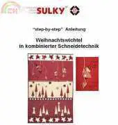 Sulky - Weihnachtswichtel in kombinierter Schneidetechnik - German