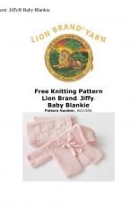 Lion Brand Yarn-60119AD-Baby Blankie-Free